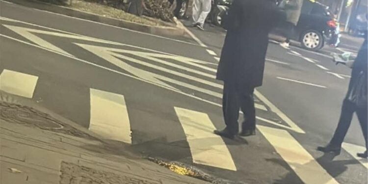 Accident chiar în fața Catedralei Mitropolitane