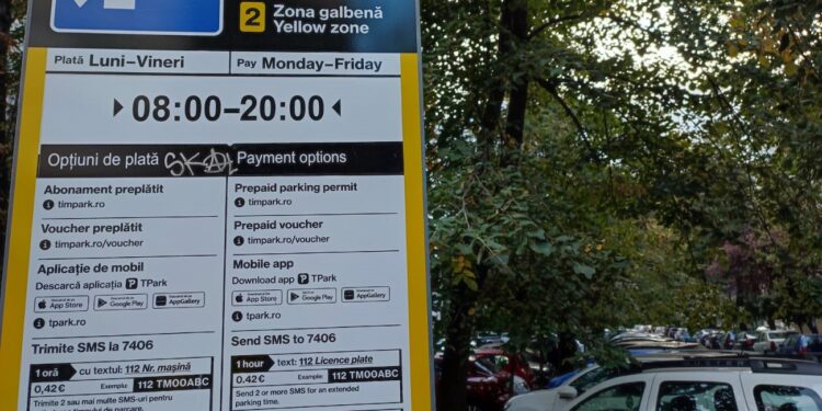 Timișoara nu schimbă tarifele de parcare