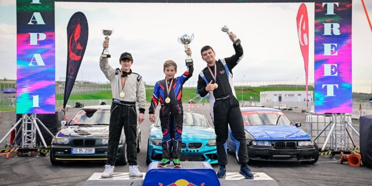 Cel mai tânăr pilot de drift din România, victorie la prima etapă a sezonului