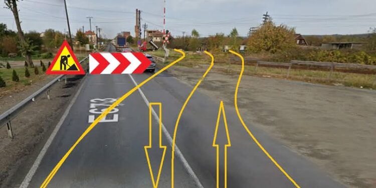 Se introduc restricții de circulație la trecerea la nivel cu calea ferată de la Margina