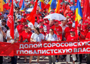 Mită pentru miting la Chișinău