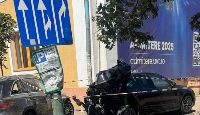 Accident auto în Timișoara
