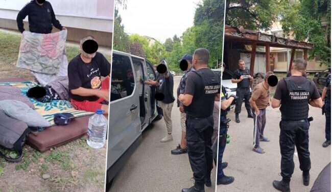 Fără boschetari în complex