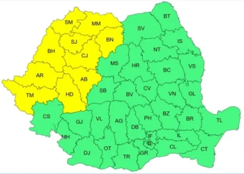 10 județe sub cod galben de caniculă