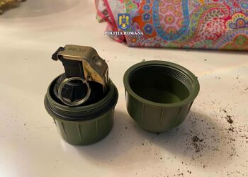 Săbii, petarde, dar și o grenadă activă descoperite în Timișoara