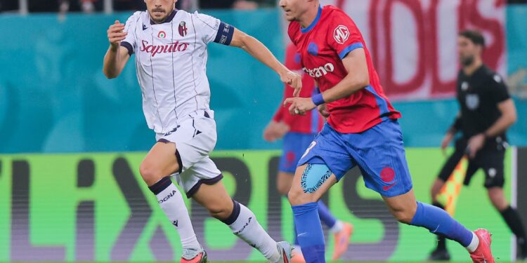 FCSB, învinsă de Bologna pe Arena Națională
