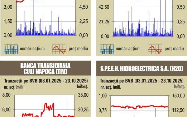 Noi recorduri la bursa noastră