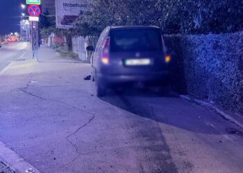 Tânăr la spital, după ce a produs un accident