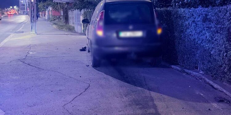 Tânăr la spital, după ce a produs un accident