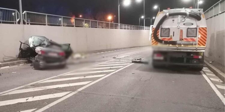 Accident mortal în pasajul Michelangelo