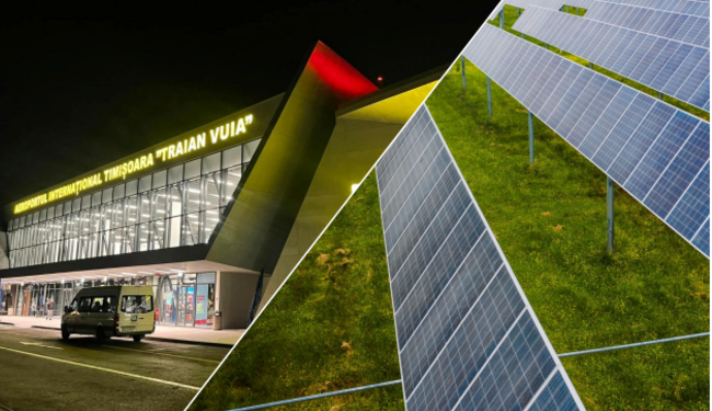 Parc fotovoltaic pentru Aeroportul Internațional Timișoara