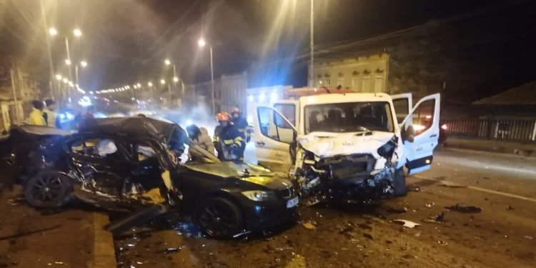 Accident cu patru victime