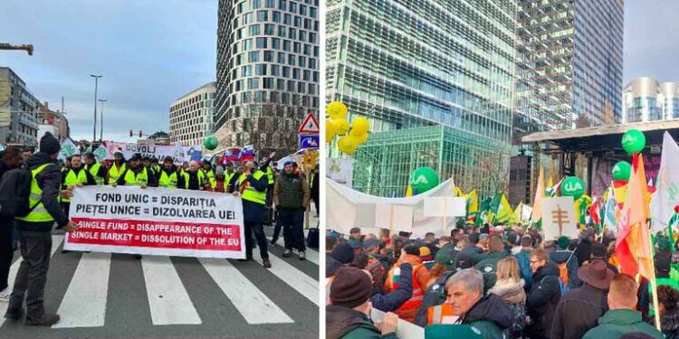 Fermierii români, din nou la protest