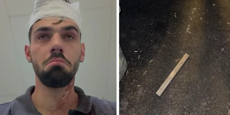 Bătaie cu pari, în Complexul Studențesc