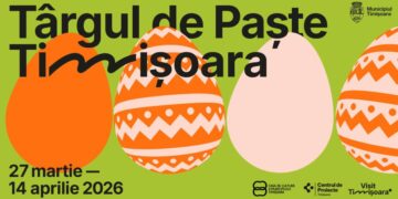 Timișoara se pregătește de Târgul de Paște: decoruri spectaculoase în centrul orașului