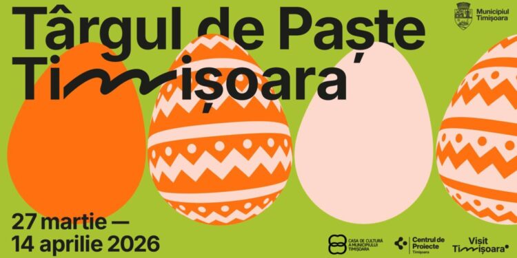 Timișoara se pregătește de Târgul de Paște: decoruri spectaculoase în centrul orașului